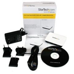 StarTechcom USB 30 NETWORK ADAPTER W HUB